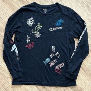 Hollister Long Sleeve Graphic Tee Men’s Size Medium